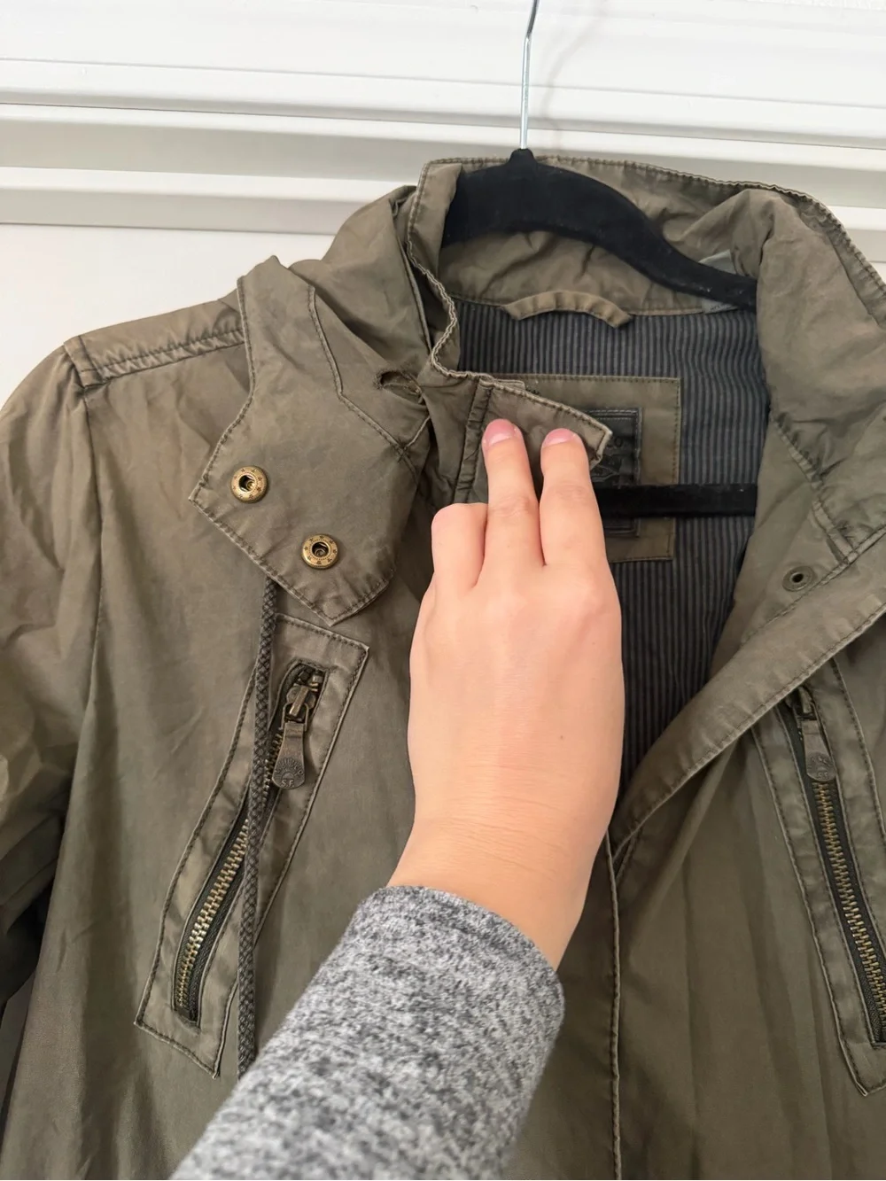 Levi's Olive Green Women's Utility Parka Jacket